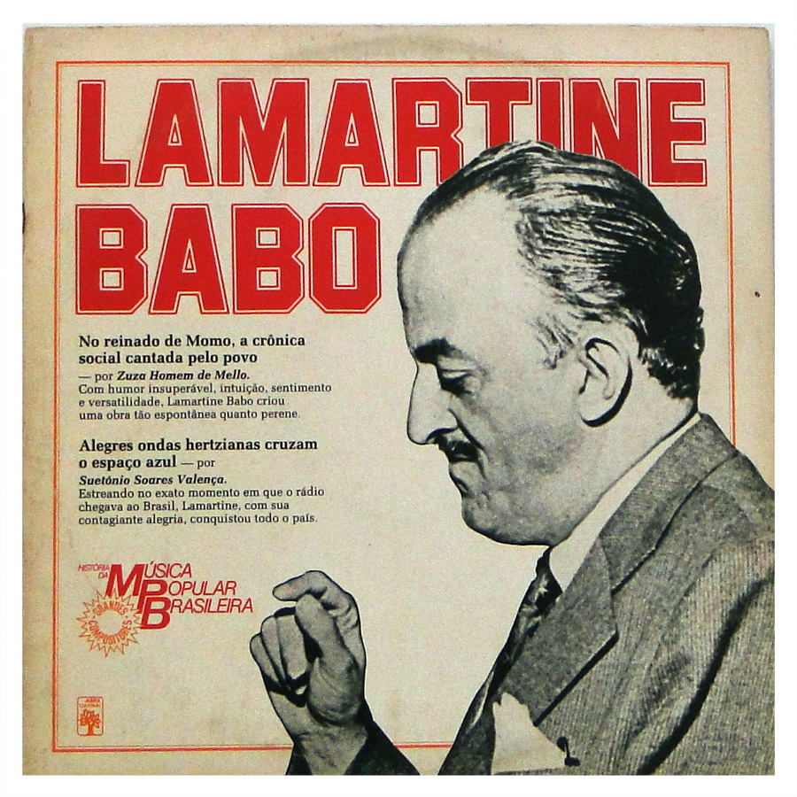 Disco de vinil História Da Música Popular Brasileira - Lamartine Babo