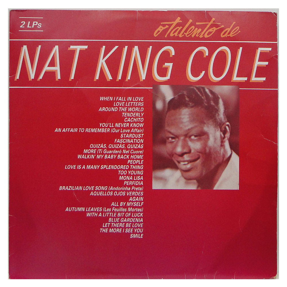 disco de vinil O Talento de Nat King Cole - Duplo - Vinil Records