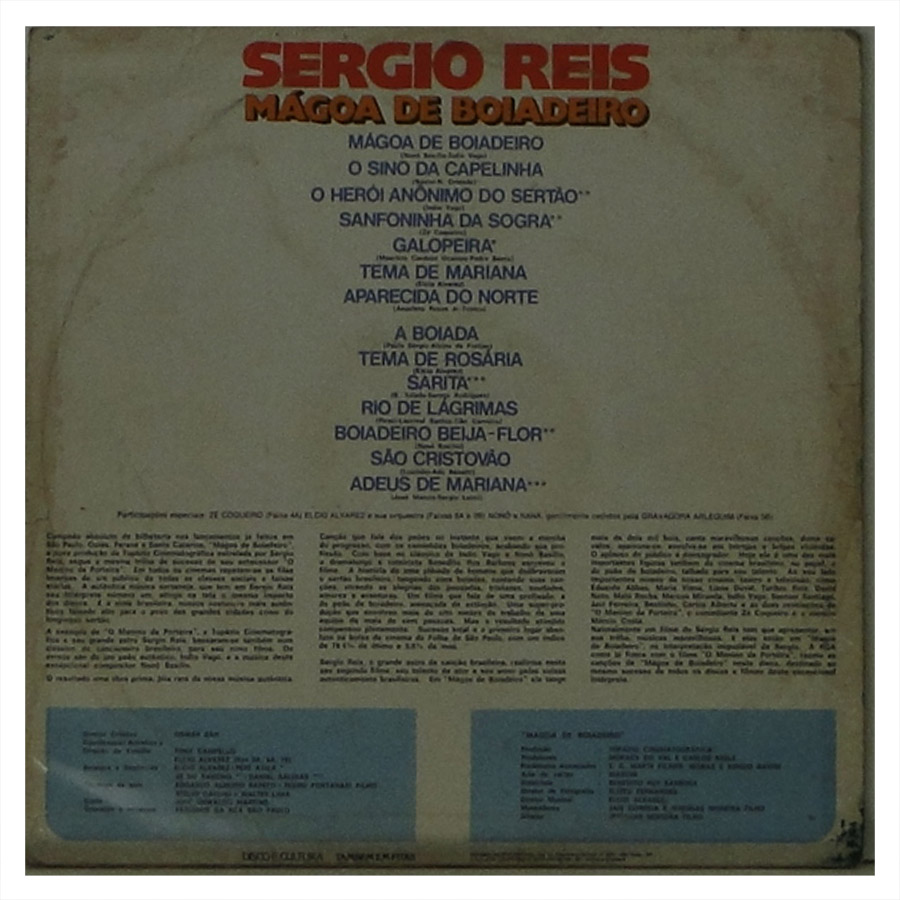 Mágoa de Boiadeiro - Sérgio Reis 