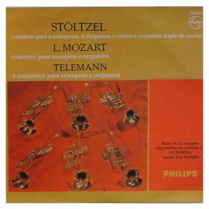 Stöltzel, L. Mozart, Telemann, Walter Holy  Trompete - Regente Jörg Faerber  - Orquestra de Câmera de Wurtemberg