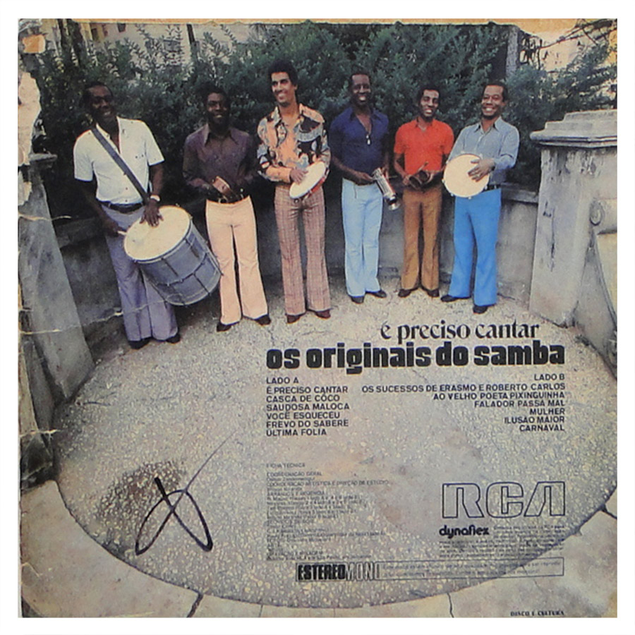 Os Originais Do Samba ‎– É Preciso Cantar - Vinil Records