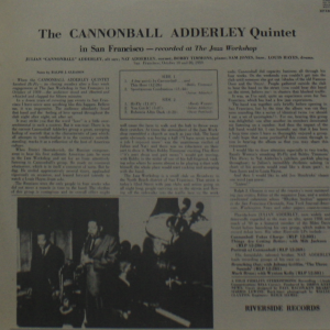 The Cannonball Adderley Quintet In San Francisco # - Imagem 2