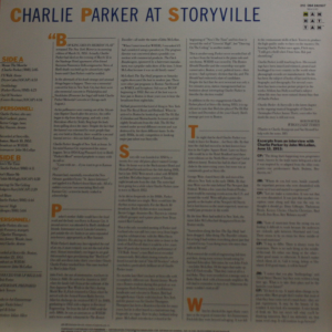 Charlie Parker ‎– At Storyville # - Imagem 2