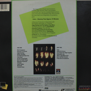 Ziggy Stardust and The Spiders From Mars - Laser Disc # - Image 2