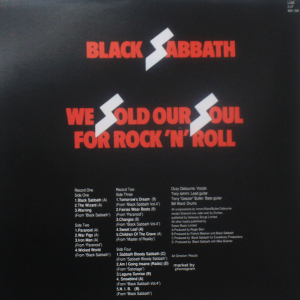 Black Sabbath - We Sold Our Soul for Rock 'n' Roll - Capa Digitalizada # - Imagem 2