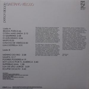 Caetano Veloso - Personalidade - Capa Digitalizada º - Image 2