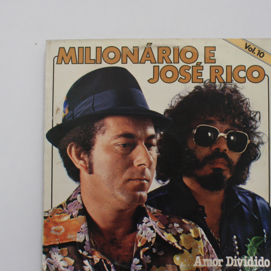 Milionário & José Rico – Amor Dividido - Vol. 10 Vinil Records