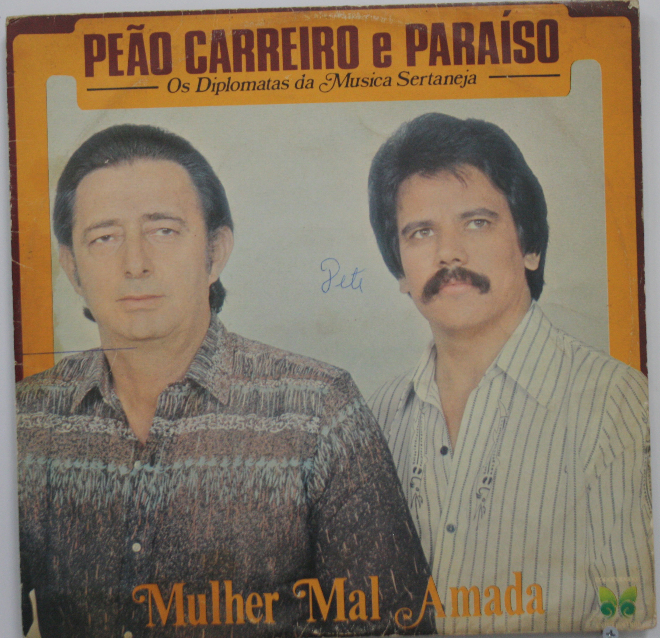 Disco de vinil Peão Carreiro e Praense- Autores em Dueto - Vinil Records