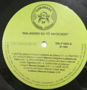 Grupo Som De Favela – Malandro Eu Tô Invocado - Capa Digitalizada º - Imagem 3