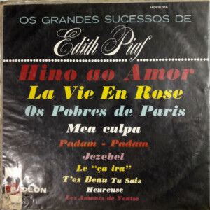 Edith Piaf – Os Grandes Sucessos De Edith Piaf