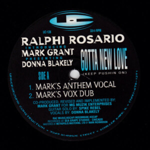 Ralphi Rosario Introducing Mark Grant Presenting Donna Blakely – Gotta New Love (Keep Pushin On)