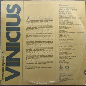 VINIL VINCIUS DE MORAES TESTAMENTO VOLUME 2