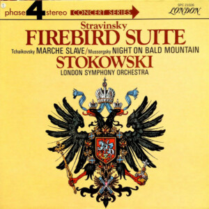 A1 Night On Bald Mountain Composed By – Mussorgsky* Conductor – Leopold Stokowski 9:19 A2 Marche Slave, Op. 31 Composed By – Tchaikovsky* 9:46 The Fire Bird -- Suite (1919) Composed By – Igor Stravinsky B1a Introduction B1b Dance Of The Firebird B1c Dance Of The Princess B1d Dance Infernal Of King Kastchei B1e Lullaby B1f Finale