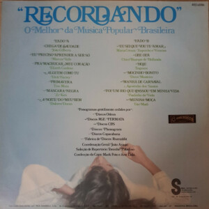 "Recordando" O Melhor Da Música Popular Brasileira