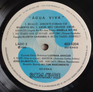 Agua Viva (Trilha Sonora Original Da Novela)