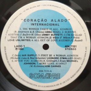 Coração Alado - Trilha Sonora Internacional da Novela - 20% a 50% Off