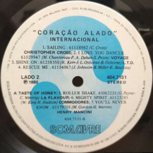 Coração Alado - Trilha Sonora Internacional da Novela - 20% a 50% Off