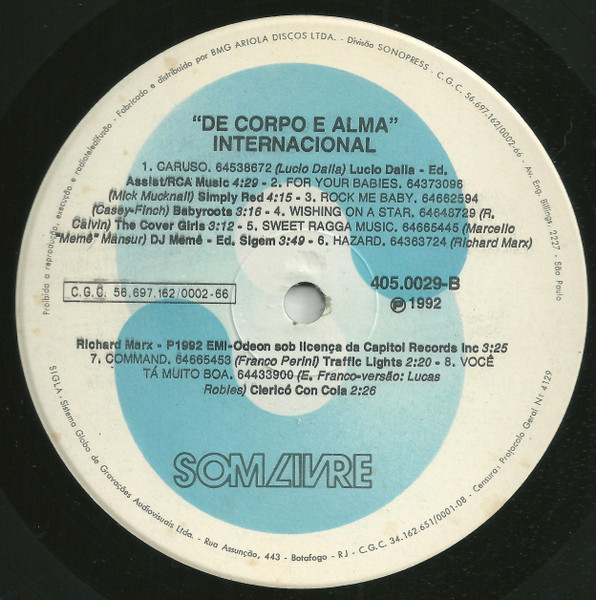 De Corpo E Alma (Internacional)