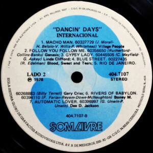 Dancin' Days (Trilha Sonora Internacional)