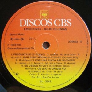 Julio Iglesias - Emociones - 20% a 50% Off