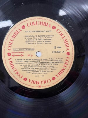 Julio Iglesias – Ao Vivo