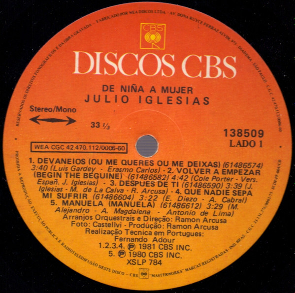 Julio Iglesias de Nina a Mujer - 20% a 50% Off