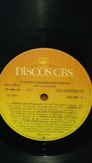 Julio Iglesias - Minhas Canções Preferidas - 20% a 50% Off ° - Image 2