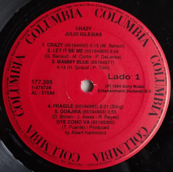 Julio Iglesias - Crazy - 20% a 50% Off