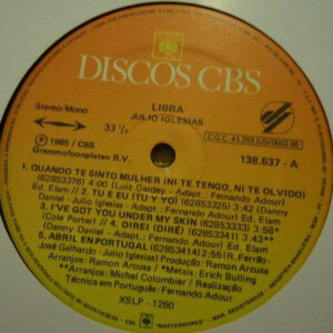 Julio Iglesias - Libra - 20% a 50% Off