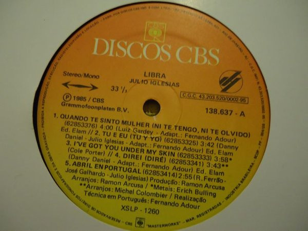 Julio Iglesias - Libra - 20% a 50% Off