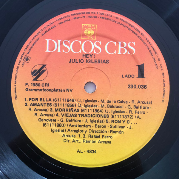 Julio Iglesias - Hey - 20% a 50% Off