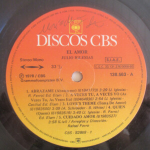 Julio Iglesias - El amor - 20% a 50% Off