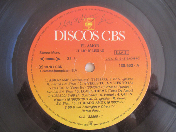 Julio Iglesias - El amor - 20% a 50% Off