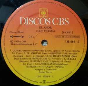 Julio Iglesias - El amor - 20% a 50% Off ° - Image 2