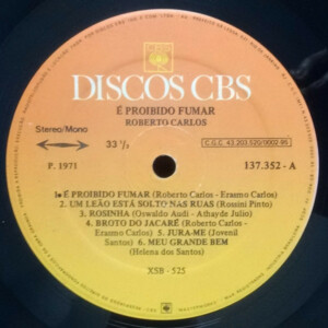 Roberto Carlos - É proibido fumar - 20% a 50% Off