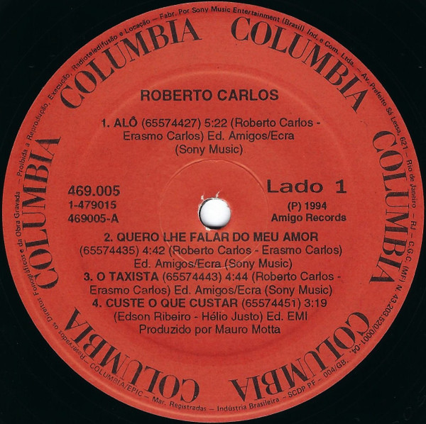 Roberto Carlos - 1994 - 20% a 50% Off °