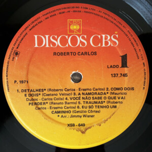 Roberto Carlos - 1971 - 20% a 50% Off °