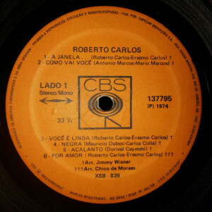 Roberto Carlos 1972 - 20% a 50% Off °