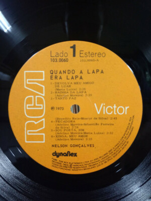 Nelson Gonçalves – Quando A Lapa Era Lapa - 1967 – 20% a 50% °