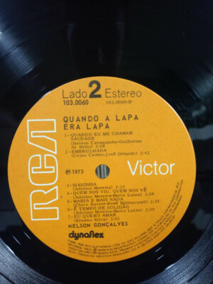 Nelson Gonçalves – Quando A Lapa Era Lapa - 1967 – 20% a 50% ° - Imagem 2