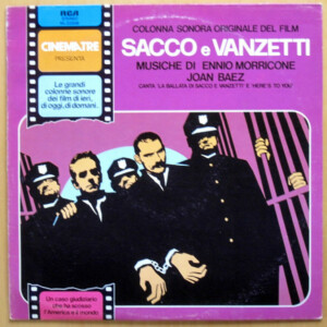 Ennio Morricone – Sacco E Vanzetti (Colonna Sonora Originale Del Film) Capa Digitalizada º