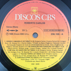Roberto Carlos - 1985 - 20% a 50% Off °