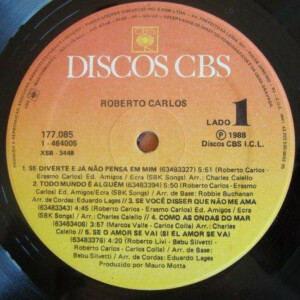Roberto Carlos - 1985- 20% a 50% Off °
