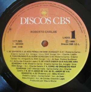 Roberto Carlos - 1985- 20% a 50% Off °