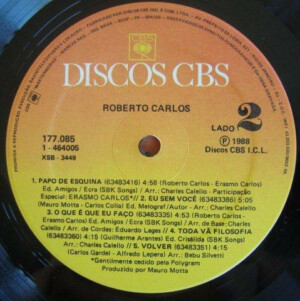 Roberto Carlos - 1985- 20% a 50% Off °