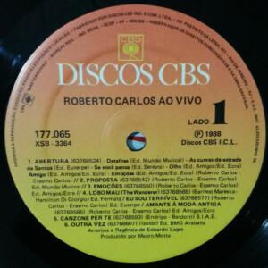 Roberto Carlos Ao Vivo - 20% a 50% Off °