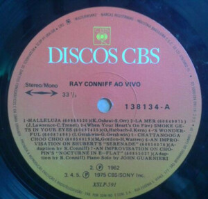 Ray Conniff Especial Ao Vivo (14 Sucessos) 20% a 50% Off  °