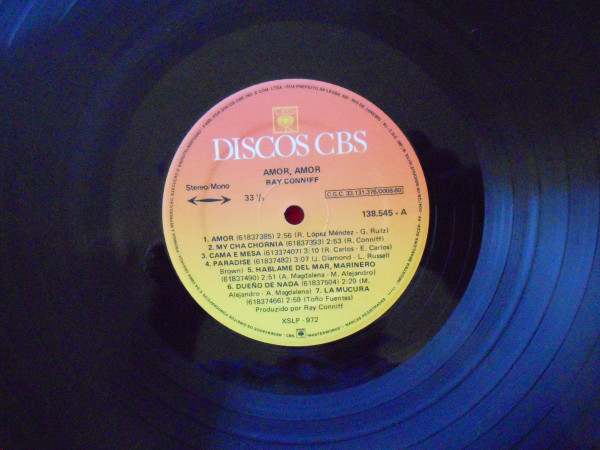 Ray Conniff – Amor, Amor - 20% a 50% Off °