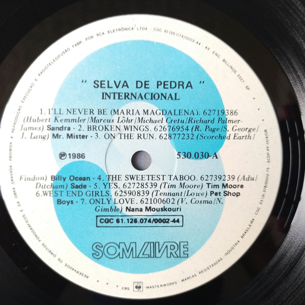 Selva de Pedra - Trilha Sonora Internacional da Novela - 20% a 50% Off °