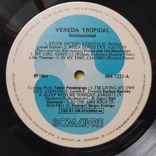 Vereda Tropical - Trilha Sonora Internacional da Novela - 20% a 50% Off °